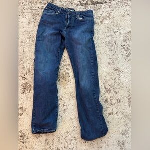 Men’s Eddie Bauer fleece lined blue jeans